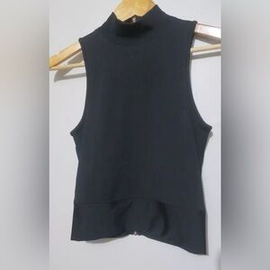 Rag & Bone black full-zip top, XS